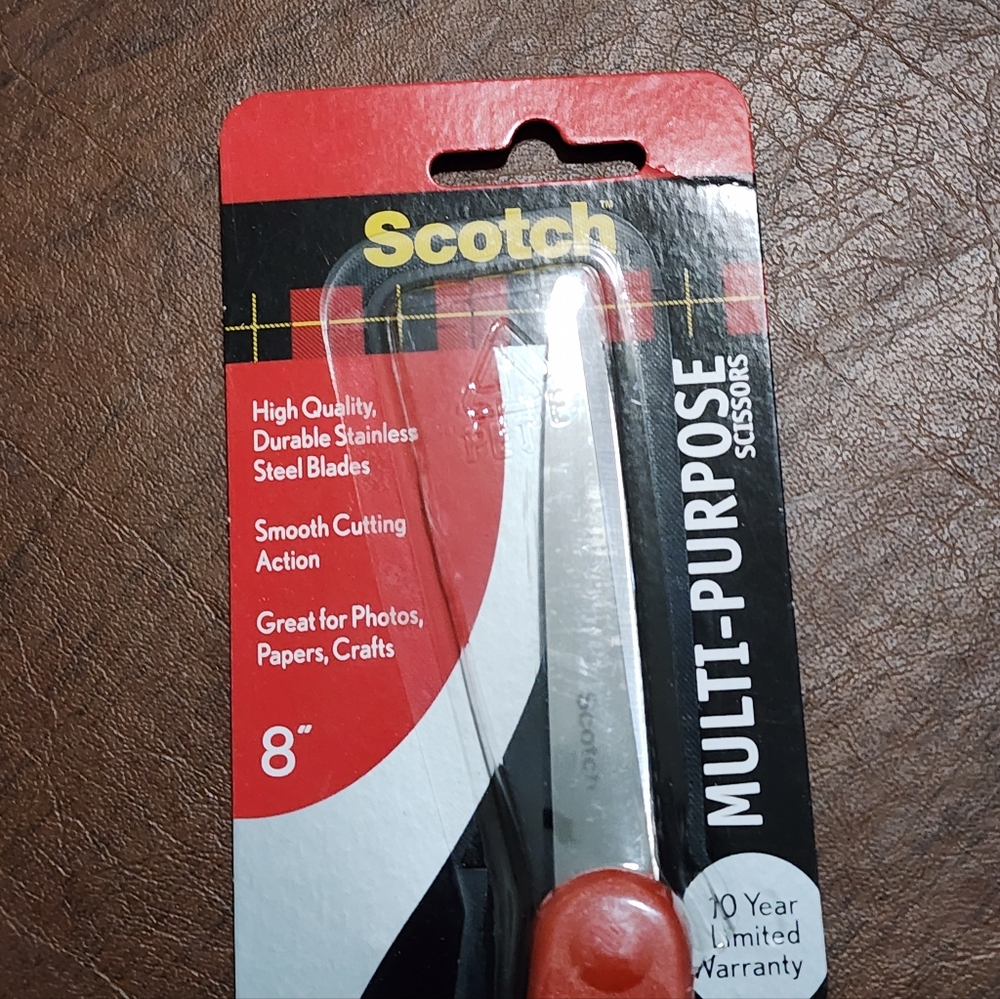 Scotch Multi-Purpose Scissors - Red and Gray - Picture 3 of 7